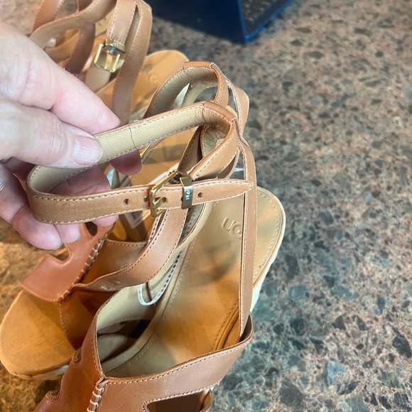 UGG heel sandals strappy SZ 10 NWT - Picture 9 of 11
